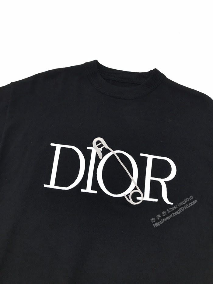 Dior男裝 迪奧秋冬新款別針刺繡針織毛衣  ydi3512